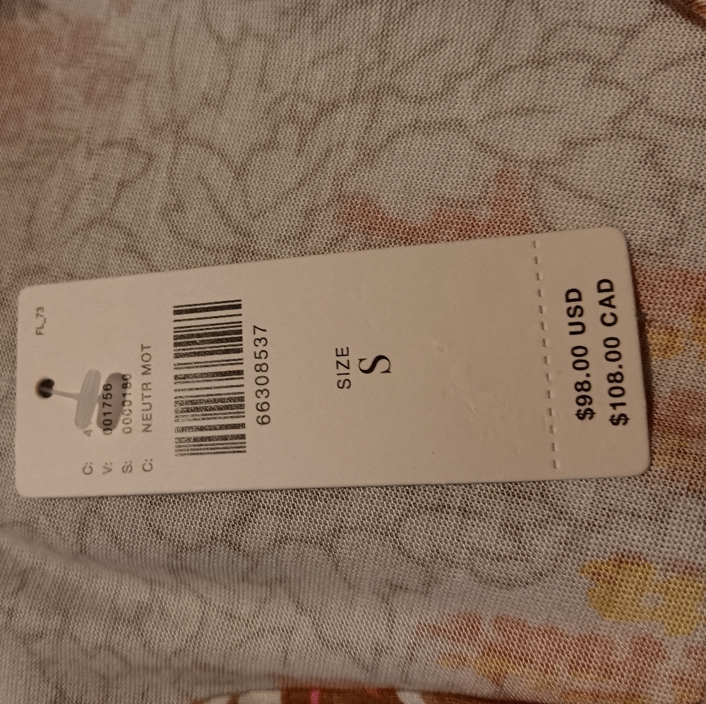 ANTHROPOLOGIE TINY floral top NWT  small - Picture 11 of 11